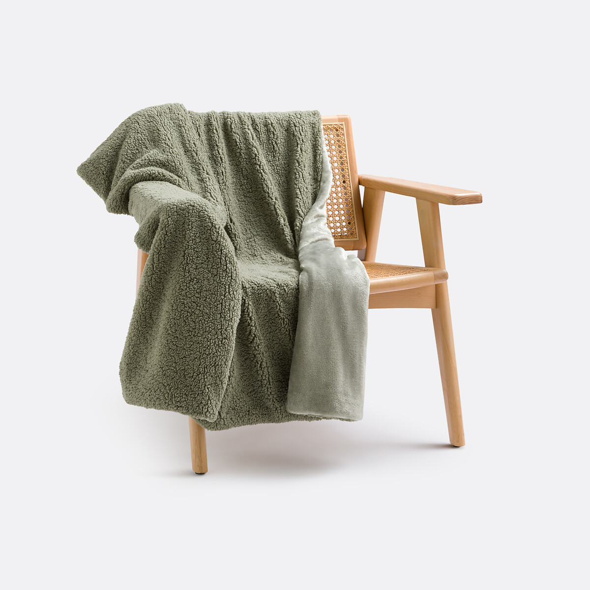 LA REDOUTE INTERIORS<br>Manta de lã Sherpa Maxine