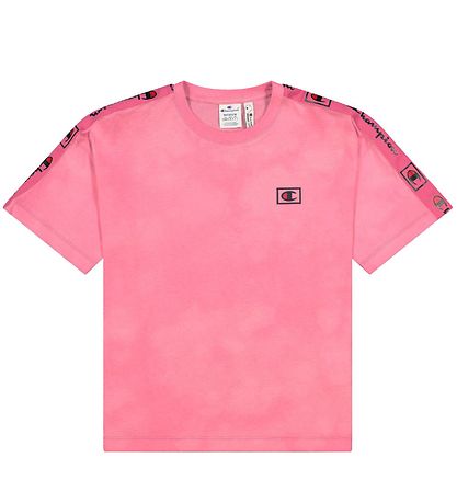 Champion Fashion T-Shirt - LyseRød m. Logo