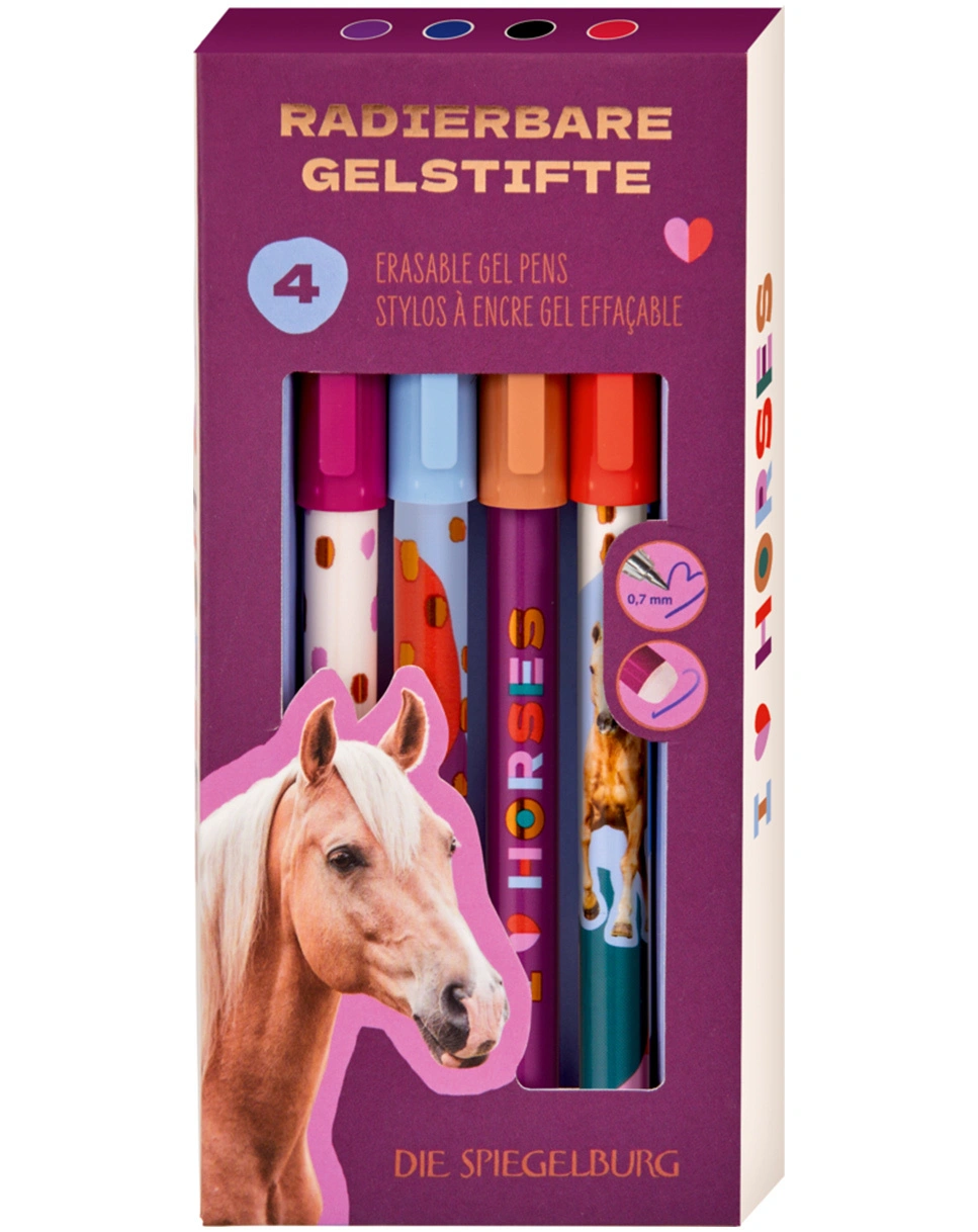 Gelstifte - I LOVE HORSES - ERASABLE