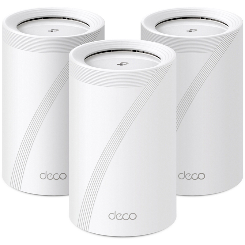 TP-Link BE9300 Mesh WiFi 7 System Deco BE65, 3er Pack, weiss