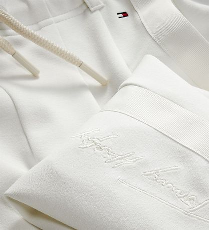 Tommy Hilfiger Hosen - Signature - Ecru