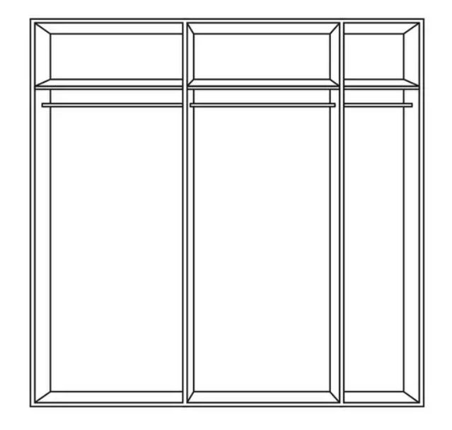Jutzler Schwebetürenschrank 2-trg. JUTZLER