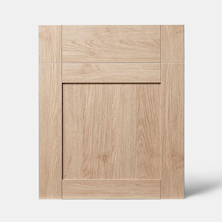 Façade de cuisine 1 porte et 1 tiroir Alpinia décor chêne l. 60 cm x H. 72 cm GoodHome