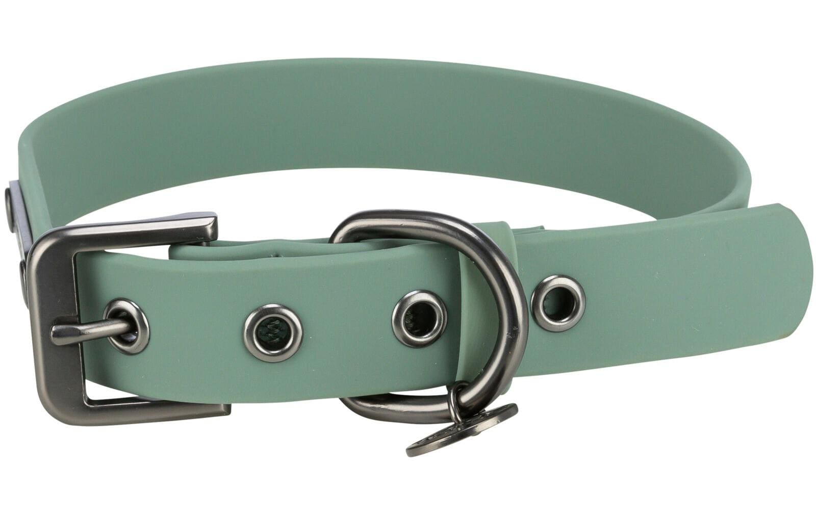 Halsband CityStyle M, 35-42 cm, SalbeiHundeleine aus PVC