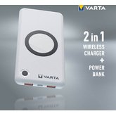 Powerbank 'Wireless', 15.000 mAh, blanc