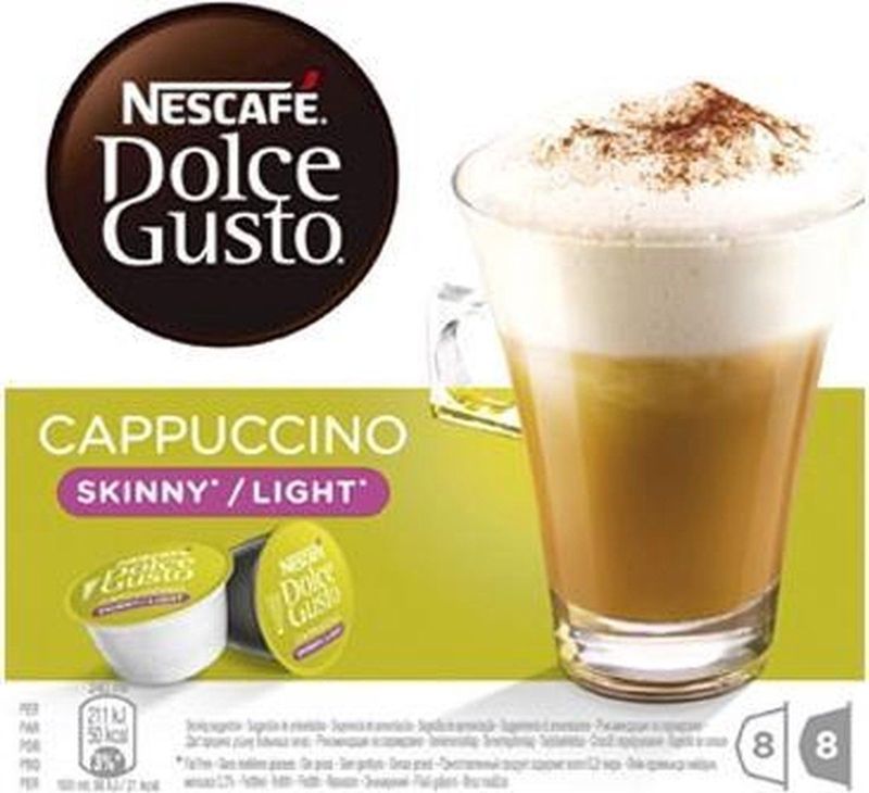NESCAFÉ® Dolce Gusto® - Skinny Cappuccino - Koffiecapsules - 16 st.