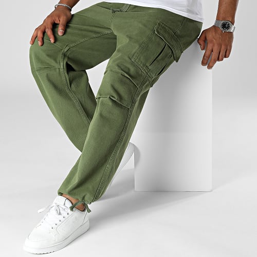 Pantalon Cargo Jean Vert