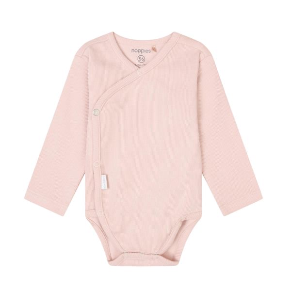 Noppies Narellan Lange Mouwen Romper - Rose Smoke - Mt. 44