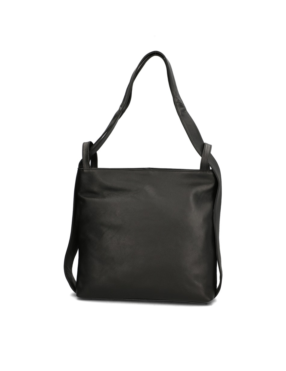 Glattleder Hobo Bag