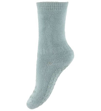 GoBabyGo Rutschfeste Socken - 4er-Pack - Blau/Grau