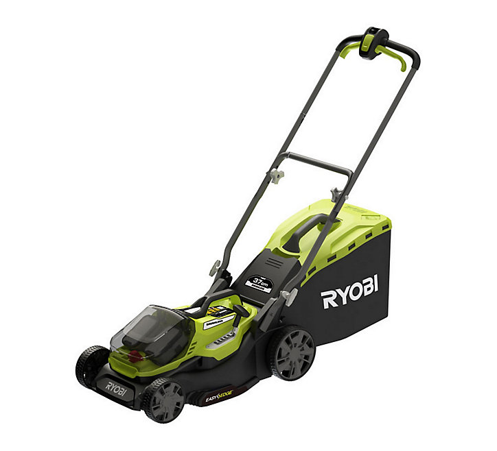 Tondeuse sans fil sur batterie Ryobi 18V 37cm (avec 1 batterie et 1 chargeur)