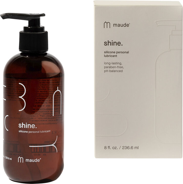 MAUDE Shine Silikonebaseret Glidecreme - 236 ML