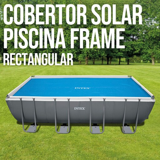 Cobertura solar Intex para piscinas retangulares de 549x274 cm