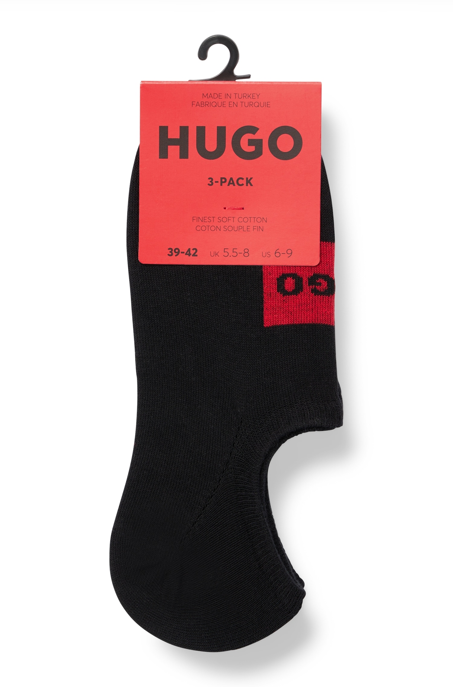HUGO Underwear Freizeitsocken »3P LC LABEL CC« Packung, 3 Stk. tlg. mit Logostickerei