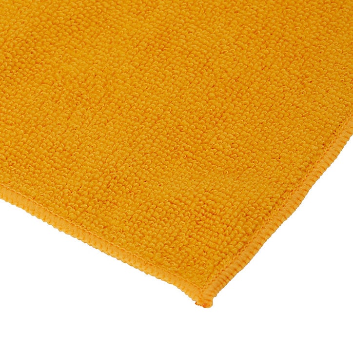 10 chiffons multi-usages en microfibre Jaune