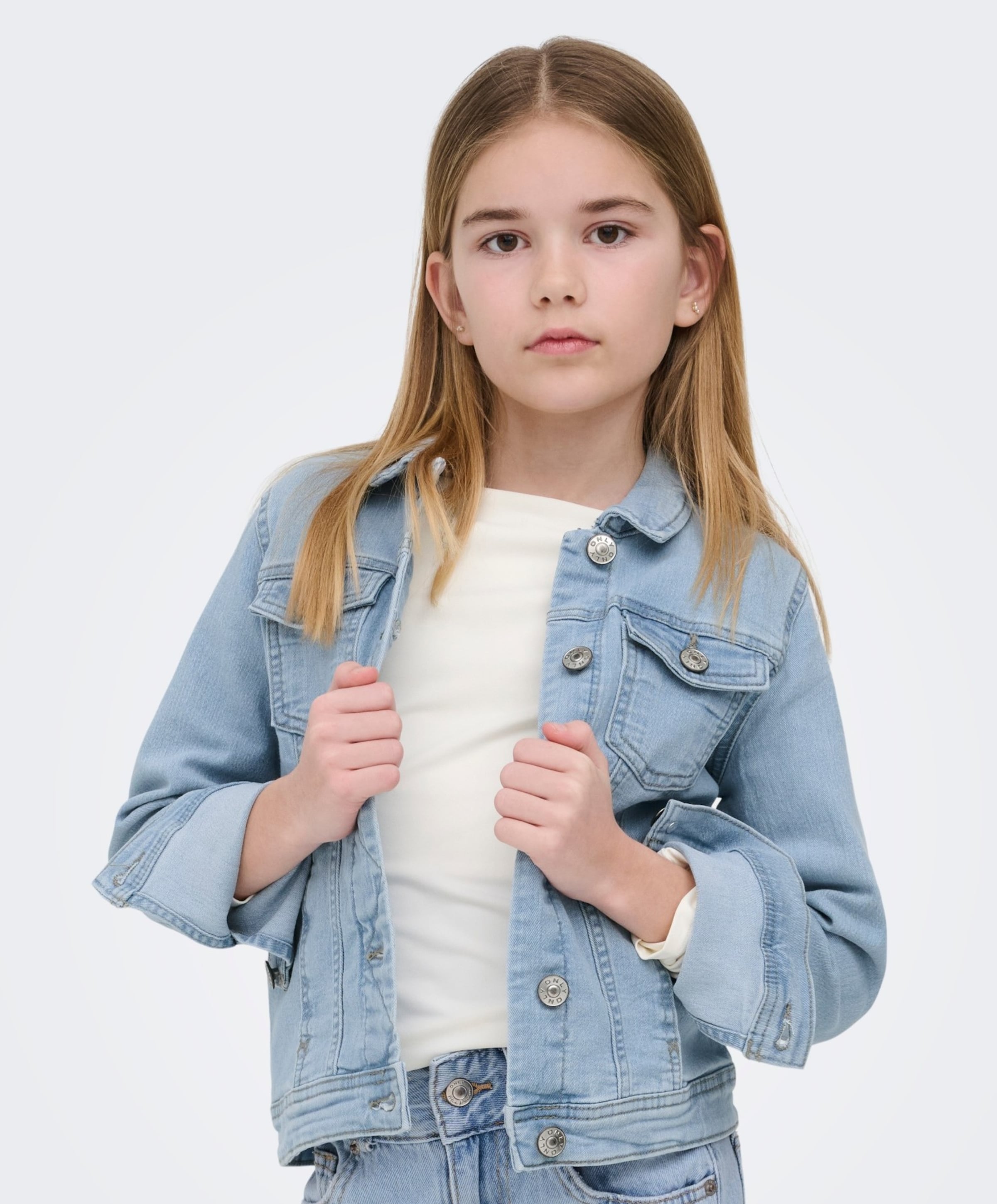 Only Jeansjack blauw