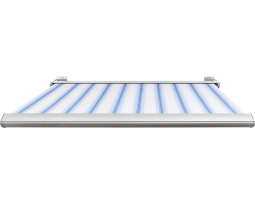 SOLUNA cassettescherm Exclusiv 2x1,5 doekdesign 320234 frame zilver E6EV1 geanodiseerd aandrijving rechts incl. motor en wandschakelaar