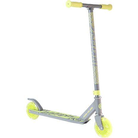 Skeight LED løbehjul grå/lime