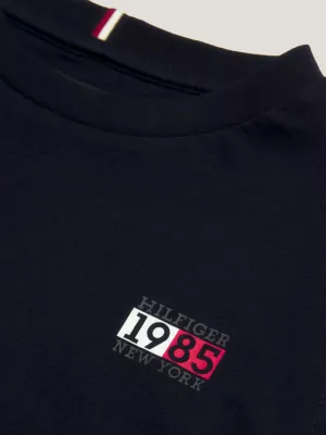 Camiseta de manga comprida com logo gráfico de Nova York