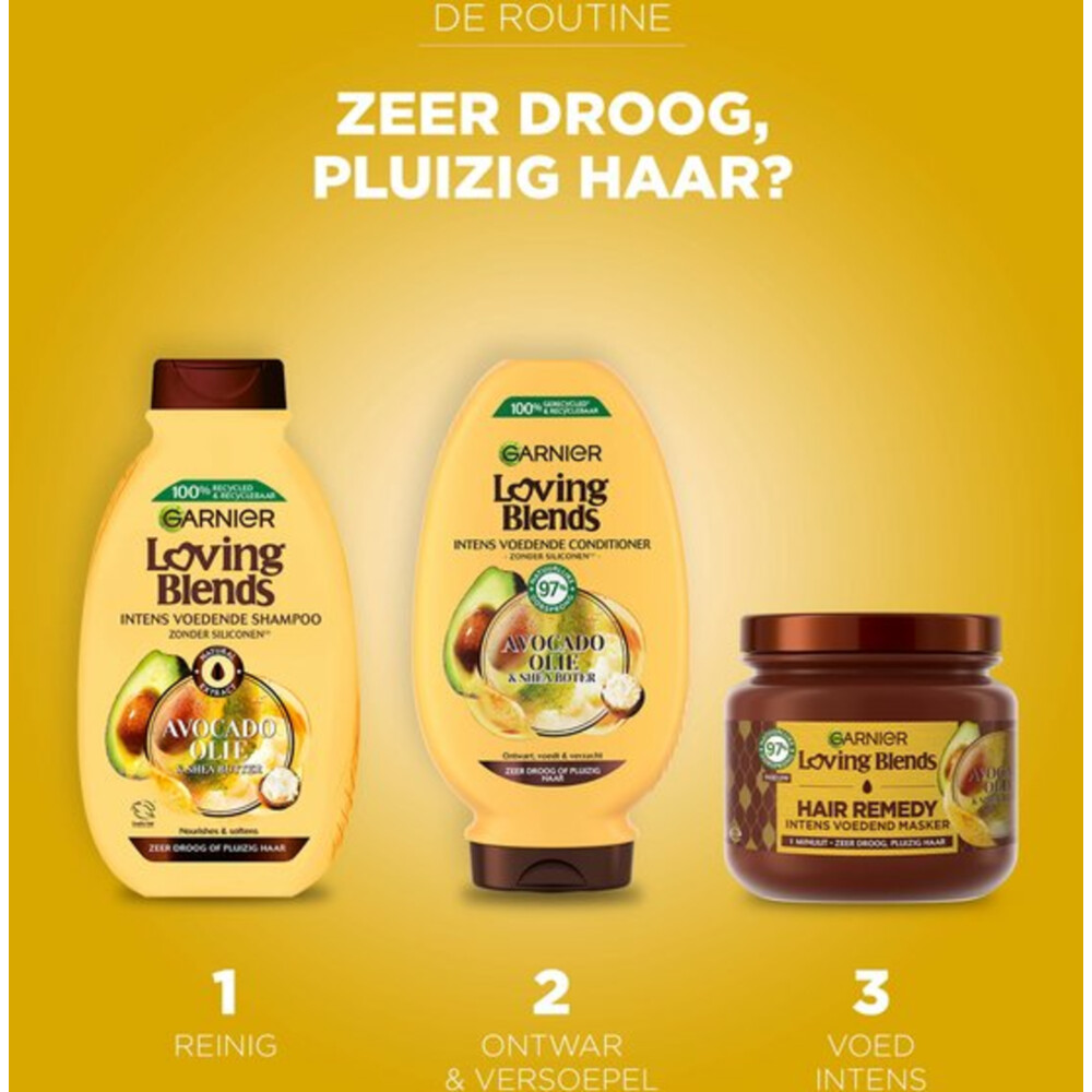 Garnier Loving Blends Avocado Olie en Shea Boter Haarmasker340 ml