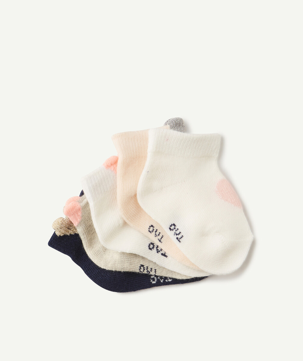 LE LOT DE 5 CHAUSSETTES BASSES UNIES COLORÉES