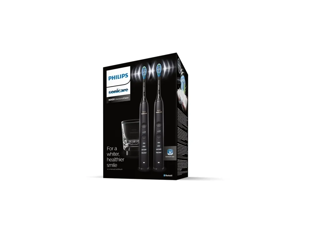 [OUTLET] - Philips Sonicare DiamondClean 9000 HX9914 - Tandbørstesæt - trådløs - sort