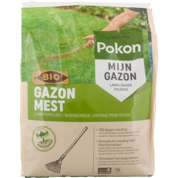 Pokon Bio gazonmest 5 kg voor 75 m²