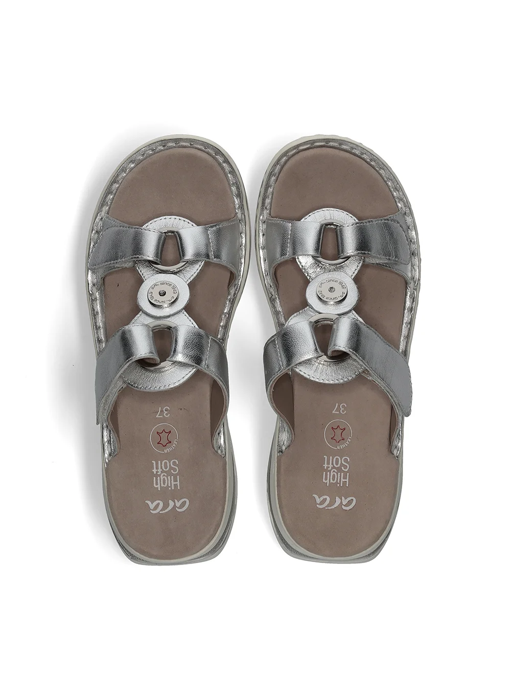 Pantolette Tampa silber