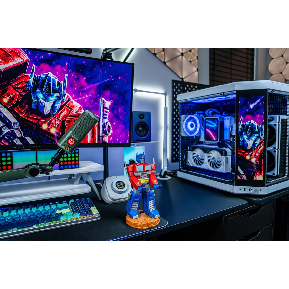 Cable Guys Transformers mobil/kontroller holderfigur (Optimus Prime)