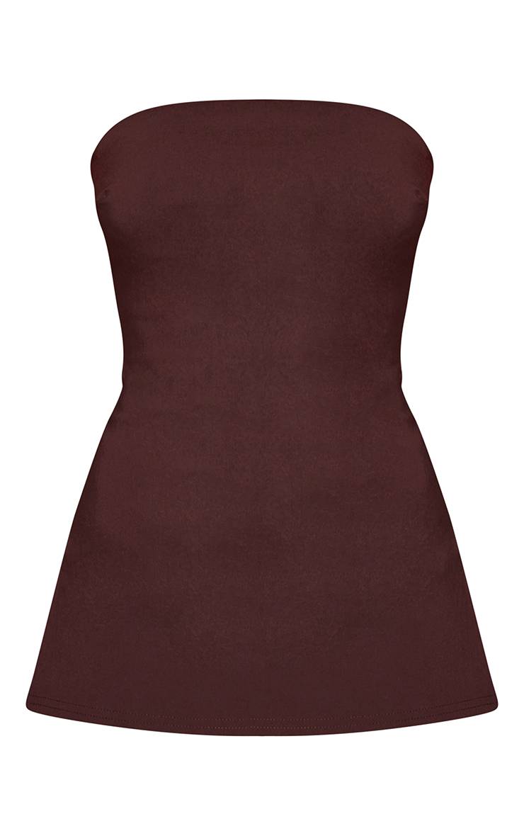 Chocolat Bandeau Long Stretch Tissé