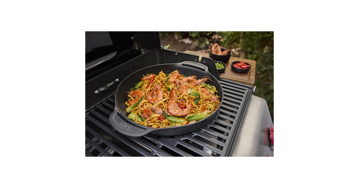 WeberSpirit EP-435 gasbarbecue  (Zwart, 4 branders met extra zijbrander)