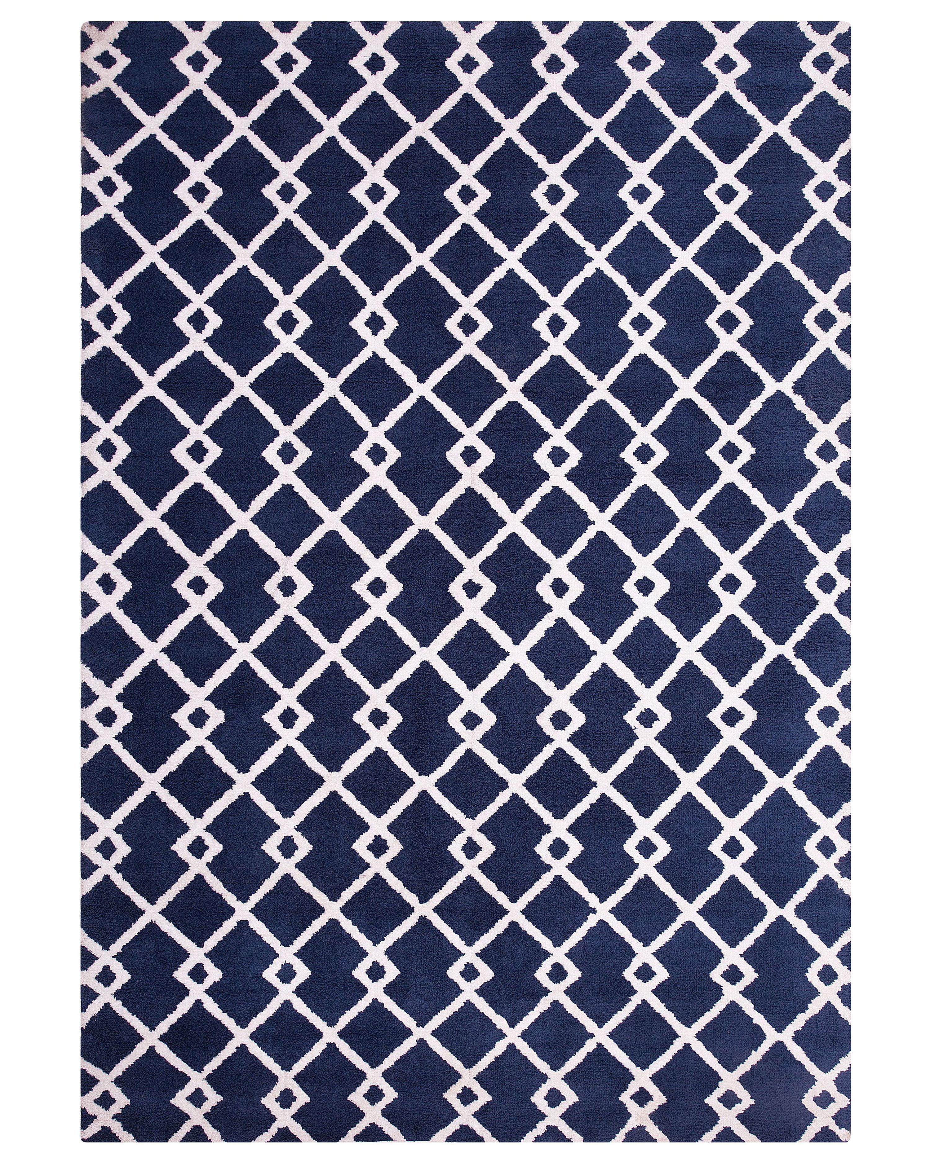 Vloerkleed SERRES Blauw 160 x 230 cm