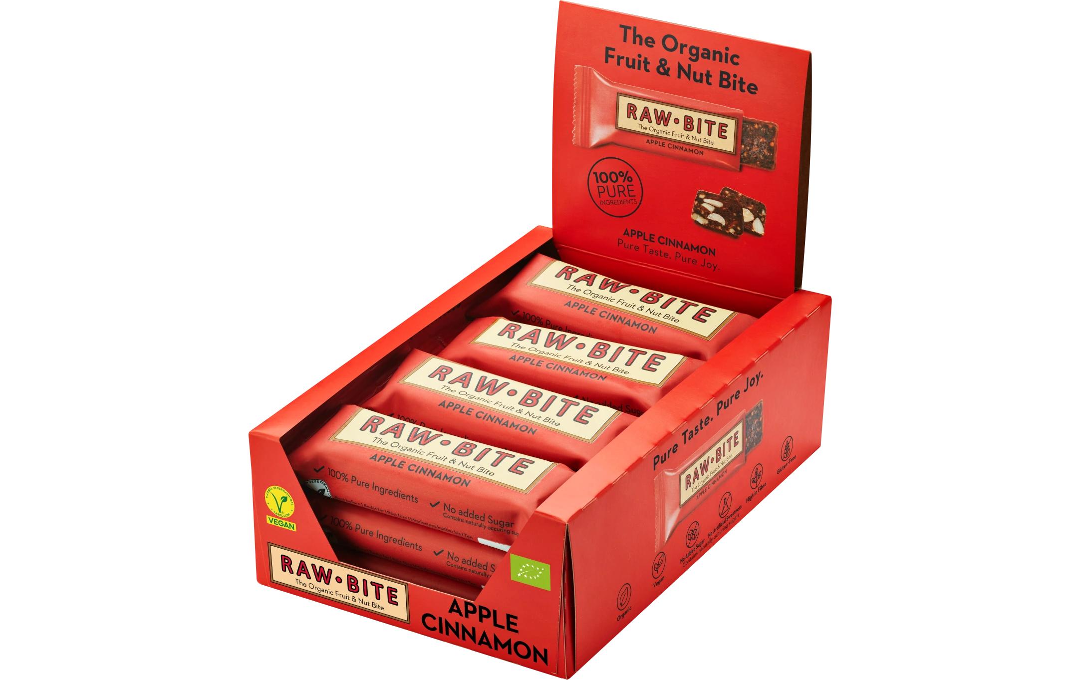 Riegel Bio Rohkost Apfel-Zimt 12 x 50 gLeckerer Rohkostriegel mit Apfel-Zimt