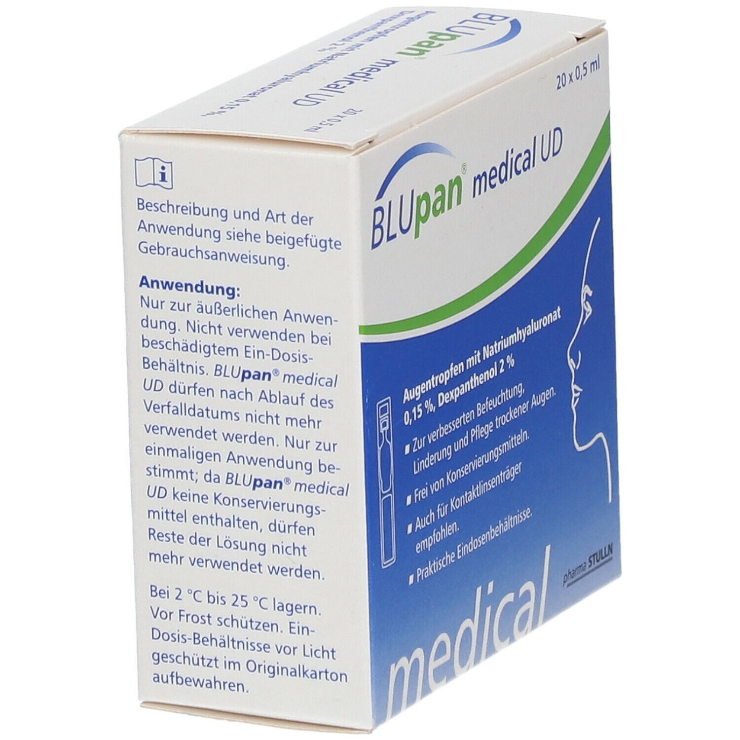 BLUpan® medical UD Augentropfen
