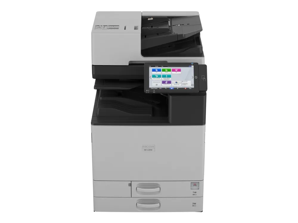Ricoh IM C2010A - Printer - farve - laser - A3 - 4800 x 1200 dpi op til 20 spm (farve) - kapacitet: 110 ark - USB, LAN