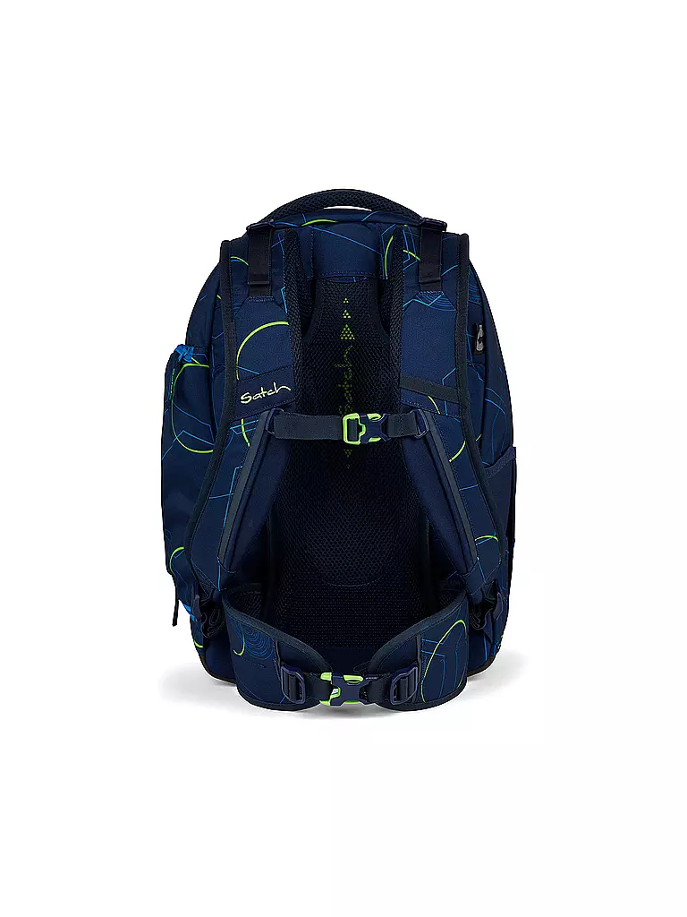 SATCH Schulrucksack Match Blue Tech dunkelblau