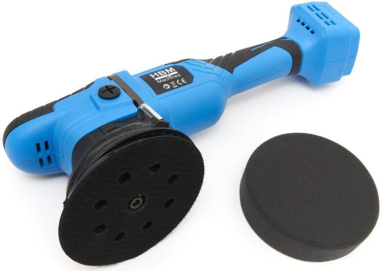Polijstmachine - DUAL ACTION - 20V 5 Ah - Kleur Zwart - 125 mm Polijstschijf