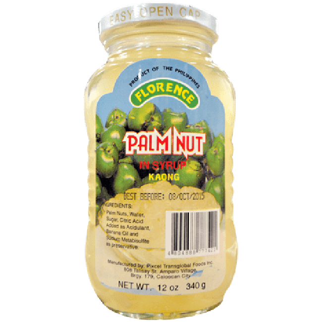 Florence Palmnoot In Siroop Kaong (Wit) 340g