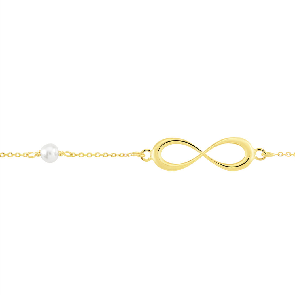Bracelet Illenia Or Jaune Perle De Culture
