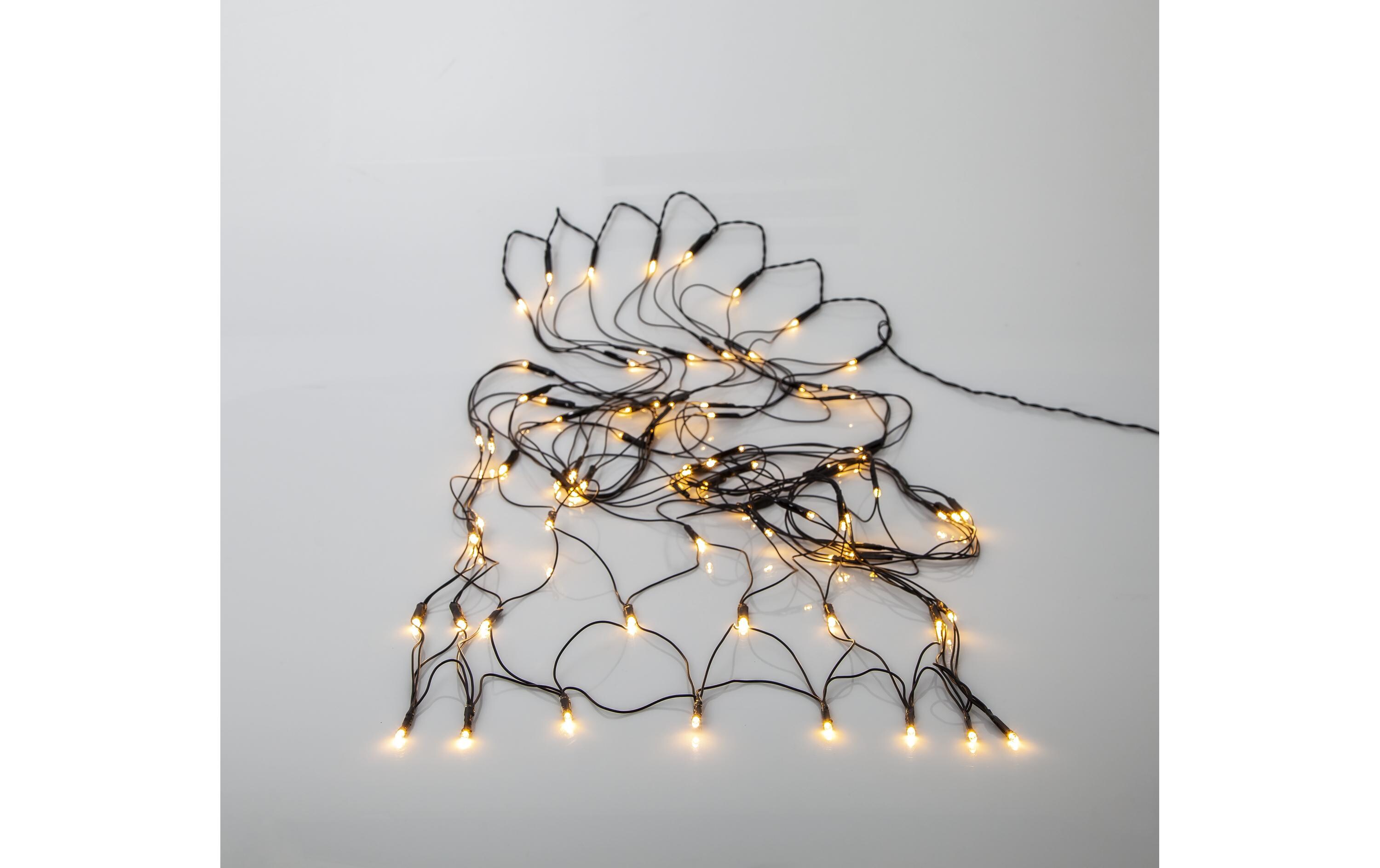 LED-Lichternetz Dura String, 80 LED, 150 cmLichternetz mit Batteriebetrieb