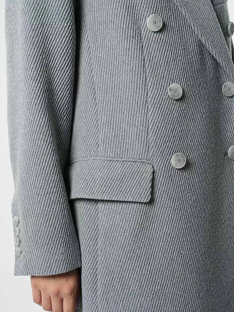 EMPORIO ARMANI Wollmantel  grau