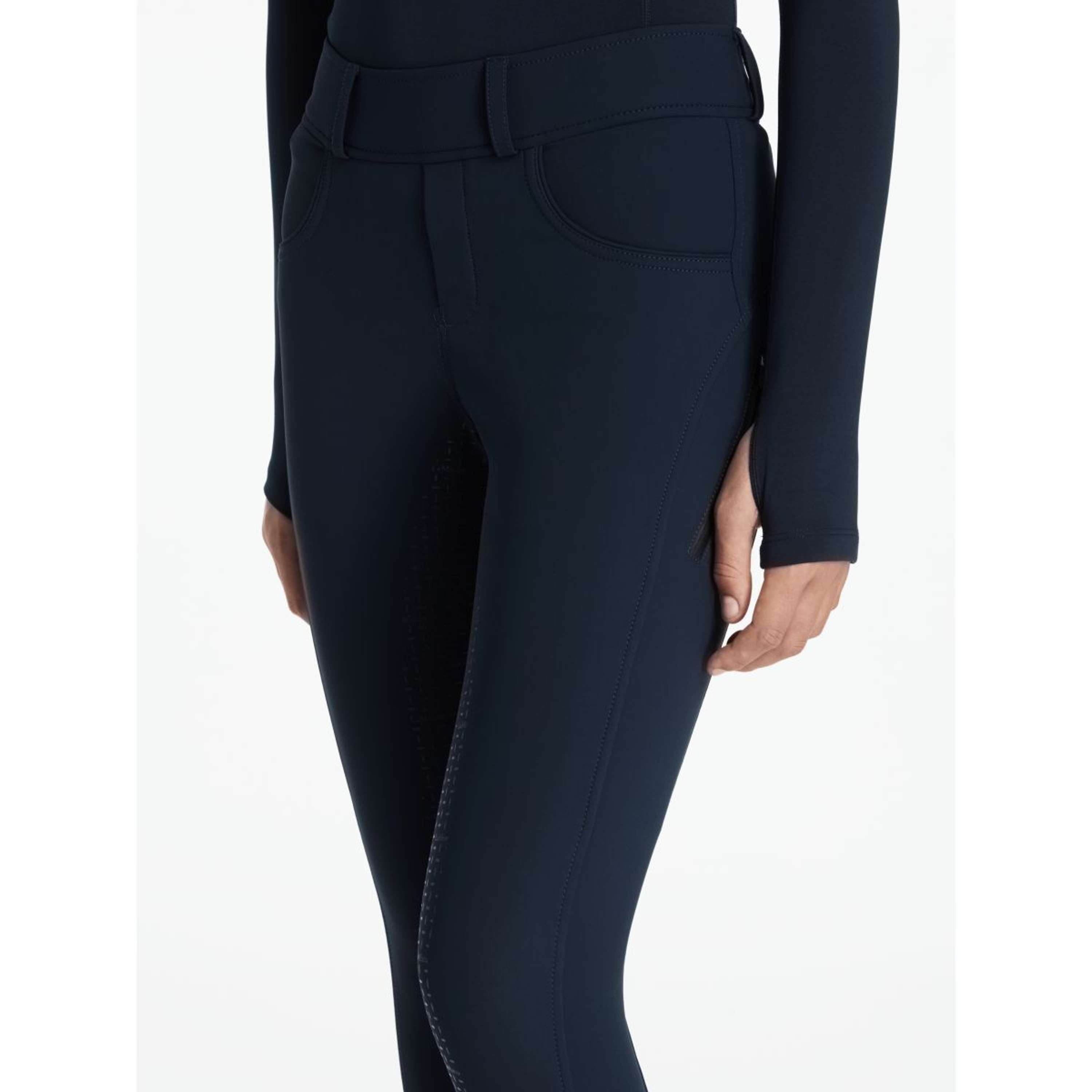 LeMieux Rijlegging Young Rider Ella Brushed Full Grip Navy