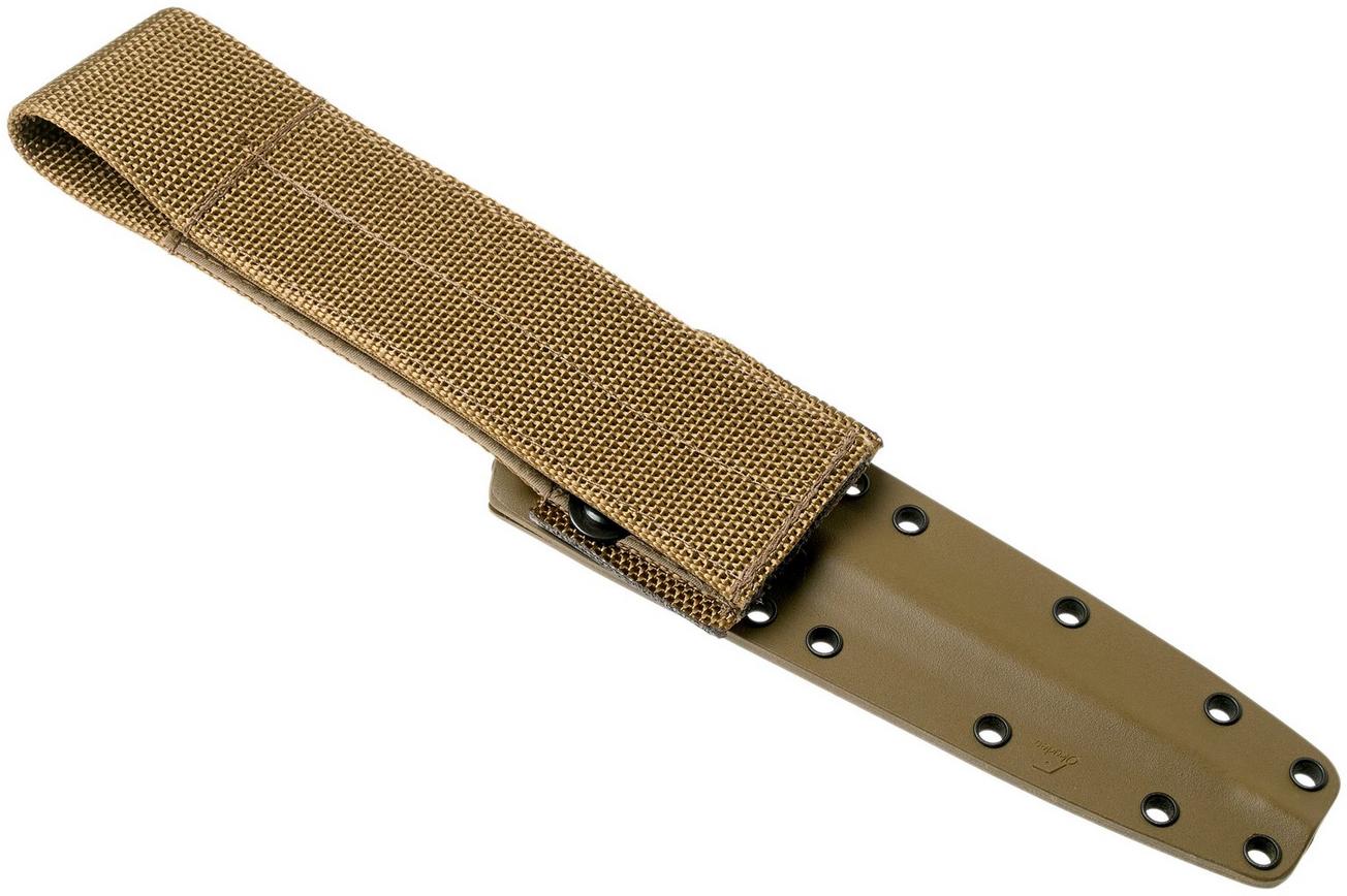Spartan Blades George V14 Dagger Flat Dark Earth Blade, Black Handle, dolk