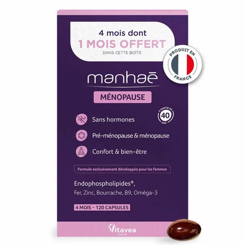 Ménopause Sans Hormones - 120 Capsules