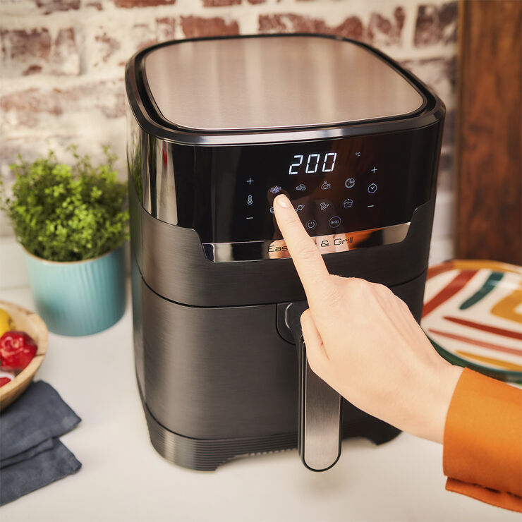 OBH Nordica Easy Fry & Grill Precision 2in1 Black Digital