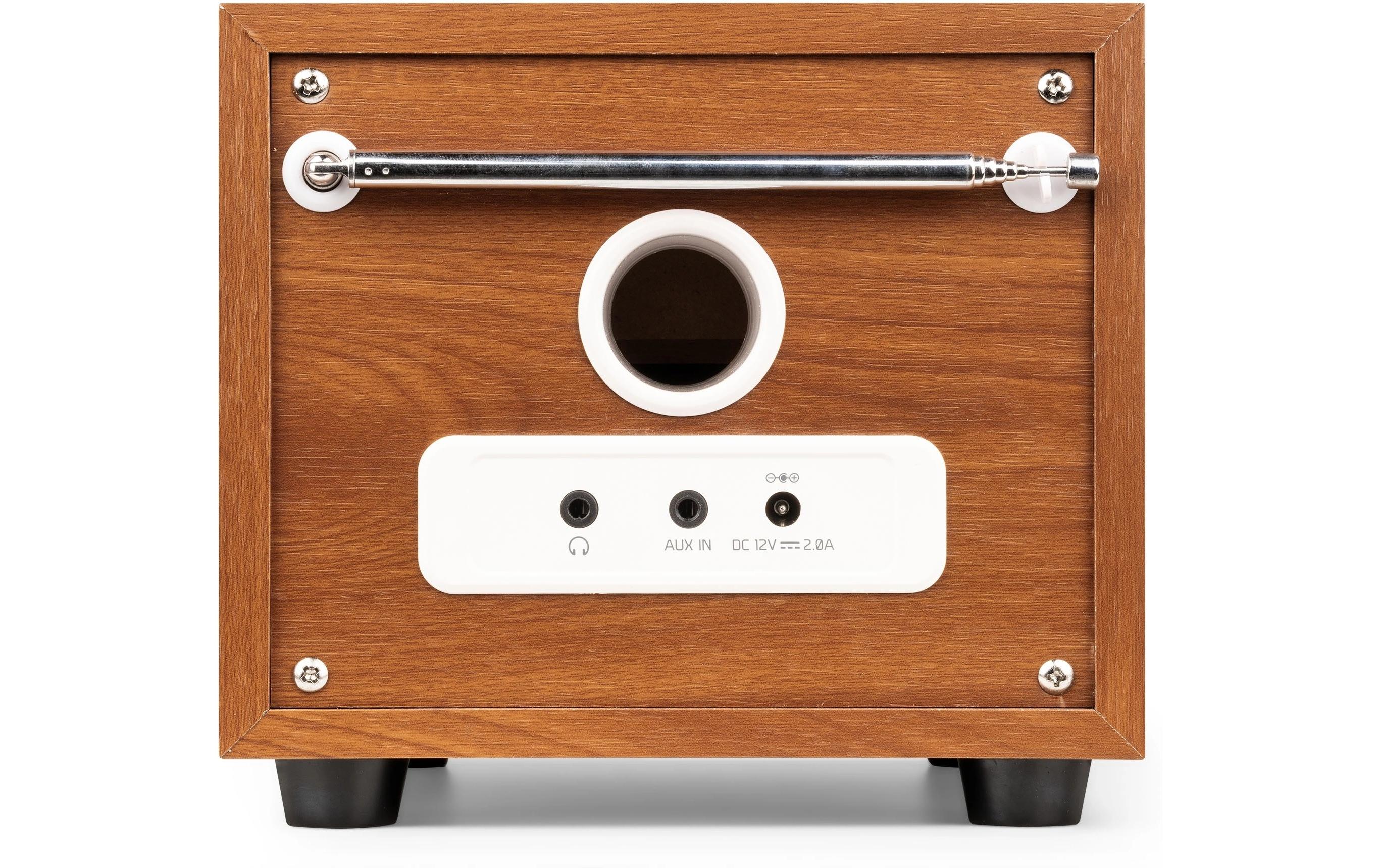 DAB+ Radio Vieste SilberDAB+ Radio mit Stereolautsprechern und Subwoofer