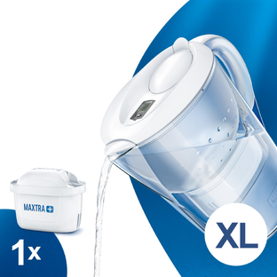 Brita Waterfilterkan Marella Wit XL   1 Maxtra Filterpatroon 3,5LT