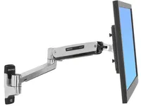Ergotron LX - Monteringssæt (sidde-standerarm, forlængelse, base, VESA adapter) - for LCD display - kapacitet 3,2-11,3 kg - poleret aluminium - skærmstørrelse: op til 42