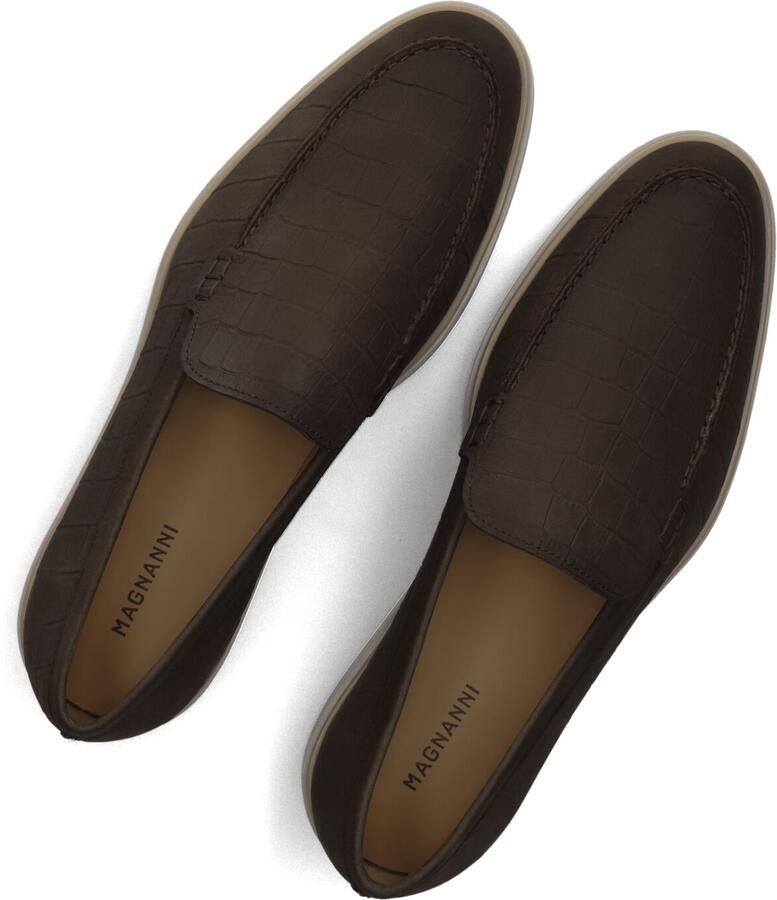 MAGNANNI Loafers Heren 25117 Maat: 42 5 Materiaal: Leer Kleur: Bruin