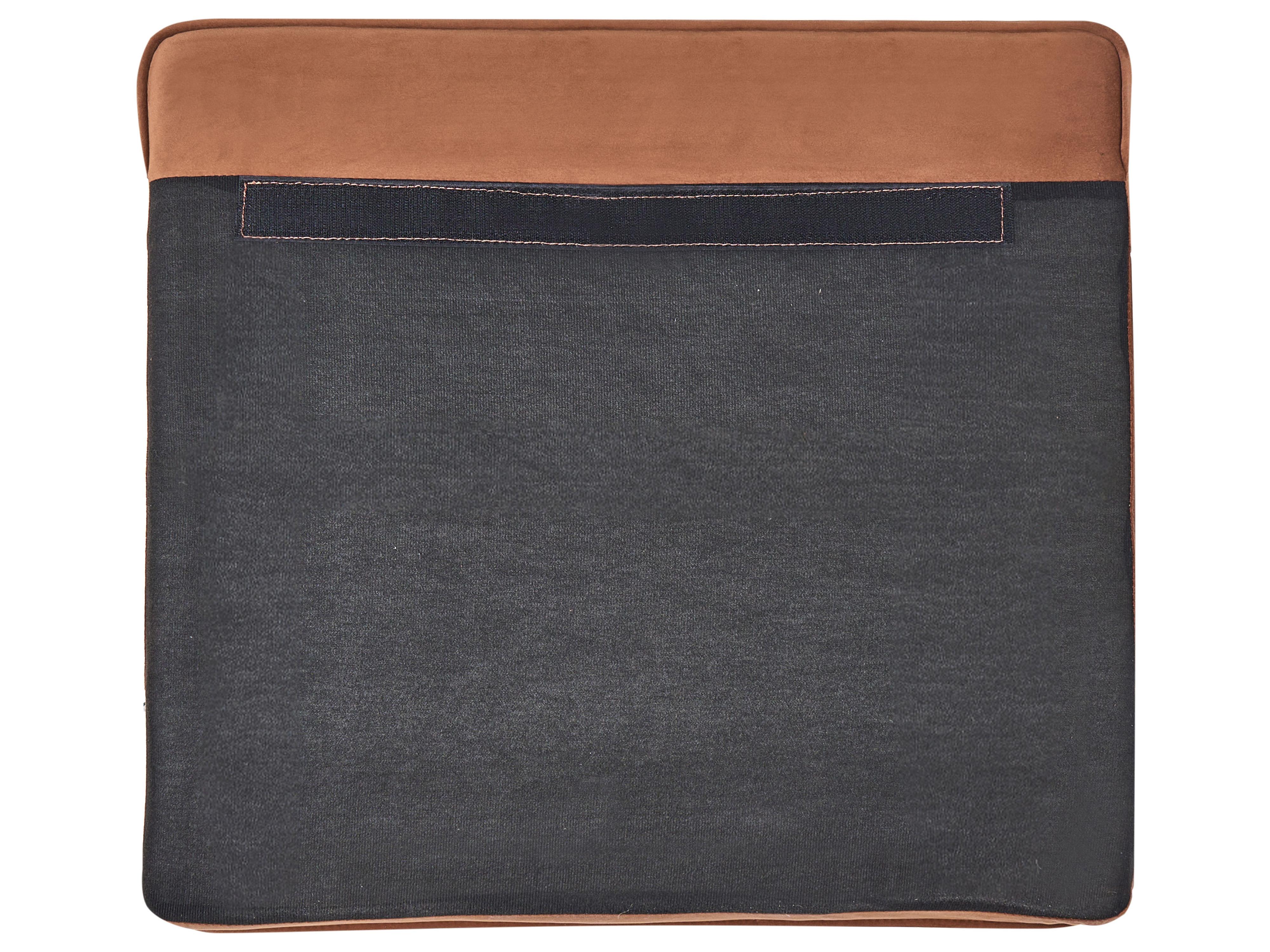 Bank 3-zits CHESTERFIELD Fluweel Goudbruin